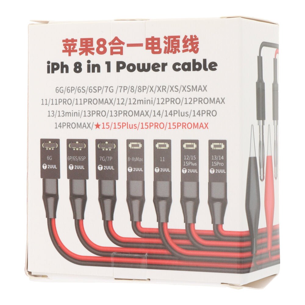 2UUL voedingssnoer testkabel voor iPhone 6 - 14 Pro Max