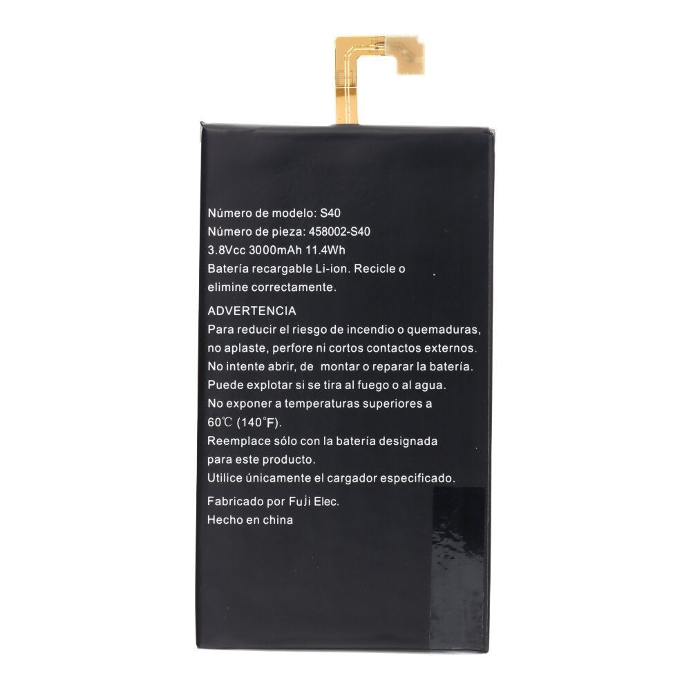3000mAh batterij + batterij plaklaag voor Cat S40 OEM zonder logo