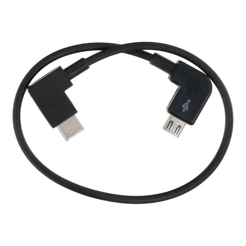 30cm Micro naar USB - C Datakabel voor DJI Mavic Pro/Mavic Air/Mavic 2 Zoom/Mavic 2 Pro/Mavic Mini/Spark Zwart HQ
