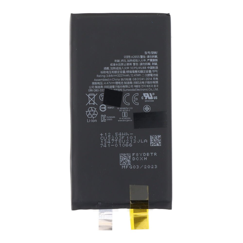 3227mAh batterijcel + batterij plaklaag voor iPhone 13 6.1" OEM
