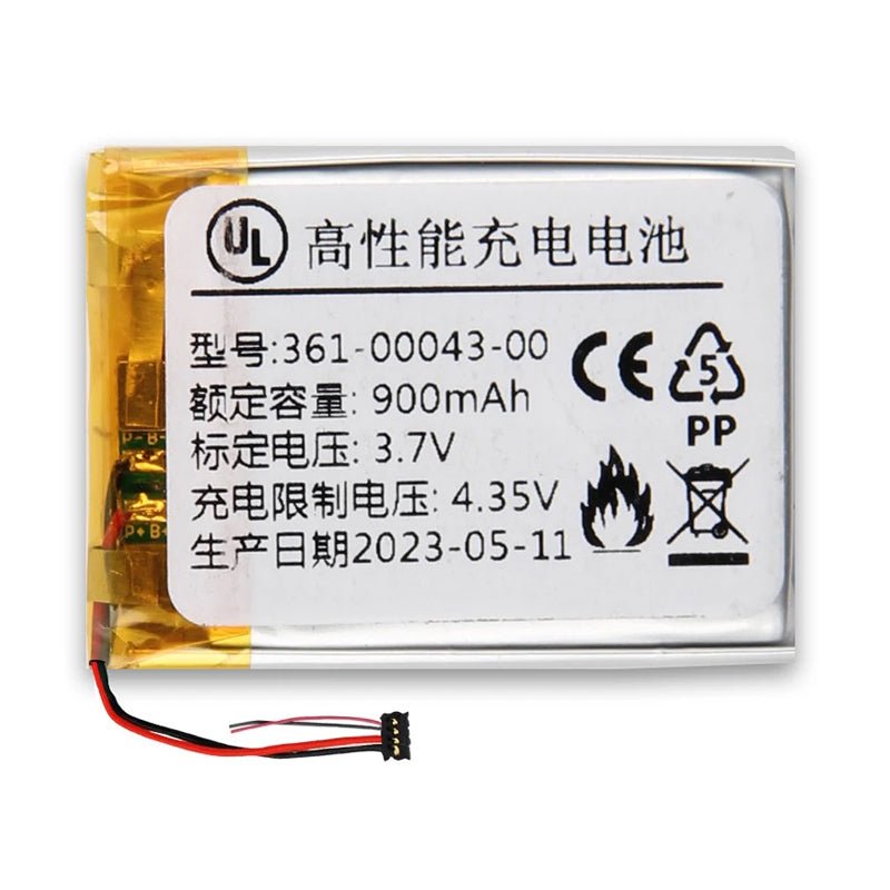 361 - 00043 - 00 900mAh batterij + batterij plaklaag voor Garmin Edge 520 OEM