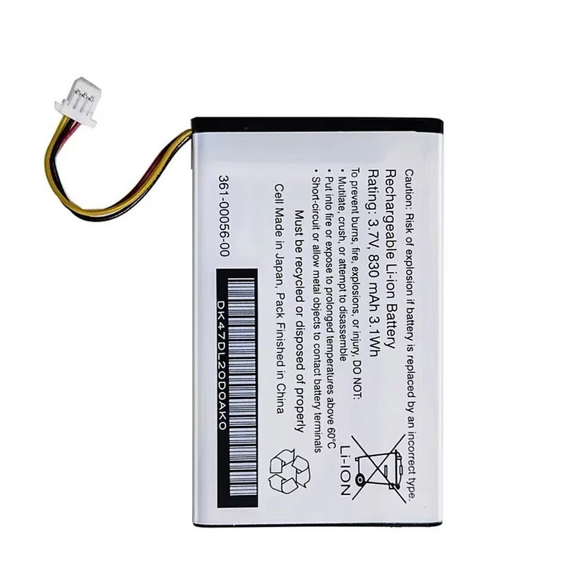 361 - 00056 - 00 830mAh batterij + batterij plaklaag voor Garmin nuvi 30 OEM zonder logo