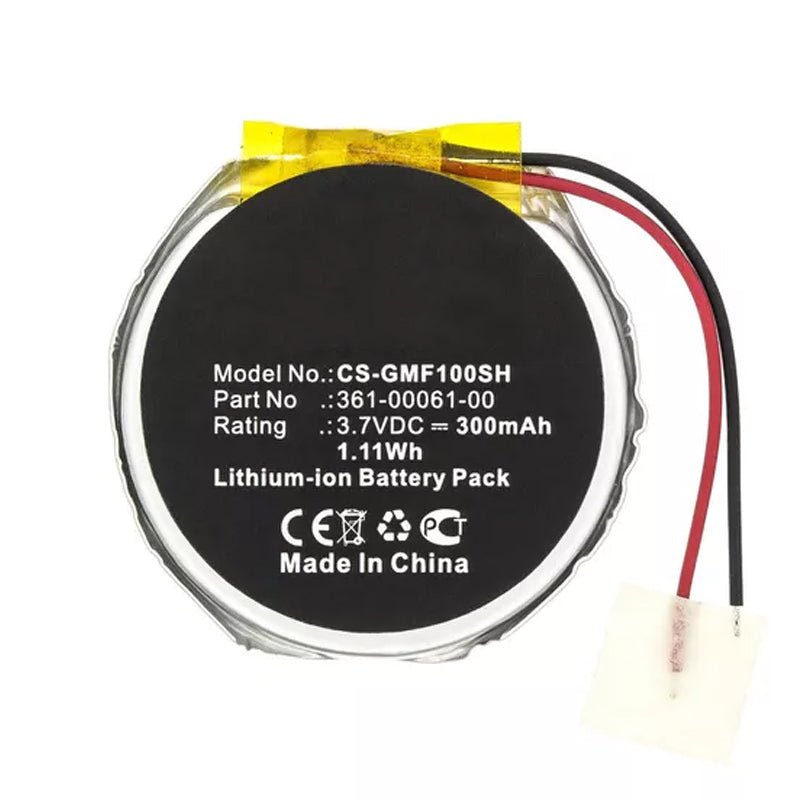 361 - 00061 - 00 300mAh batterij + plaklaag voor Garmin Fenix1/2 OEM zonder logo