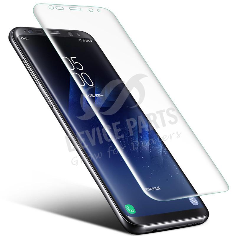 3D accommodatie plaklaag full screen tempered glass voor Samsung Galaxy S9 Plus black