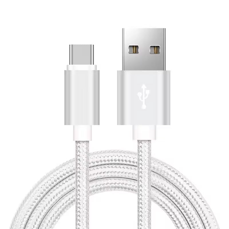 3M USB - C gevlochten oplaad - en datakabel voor PS5 controllers zilver