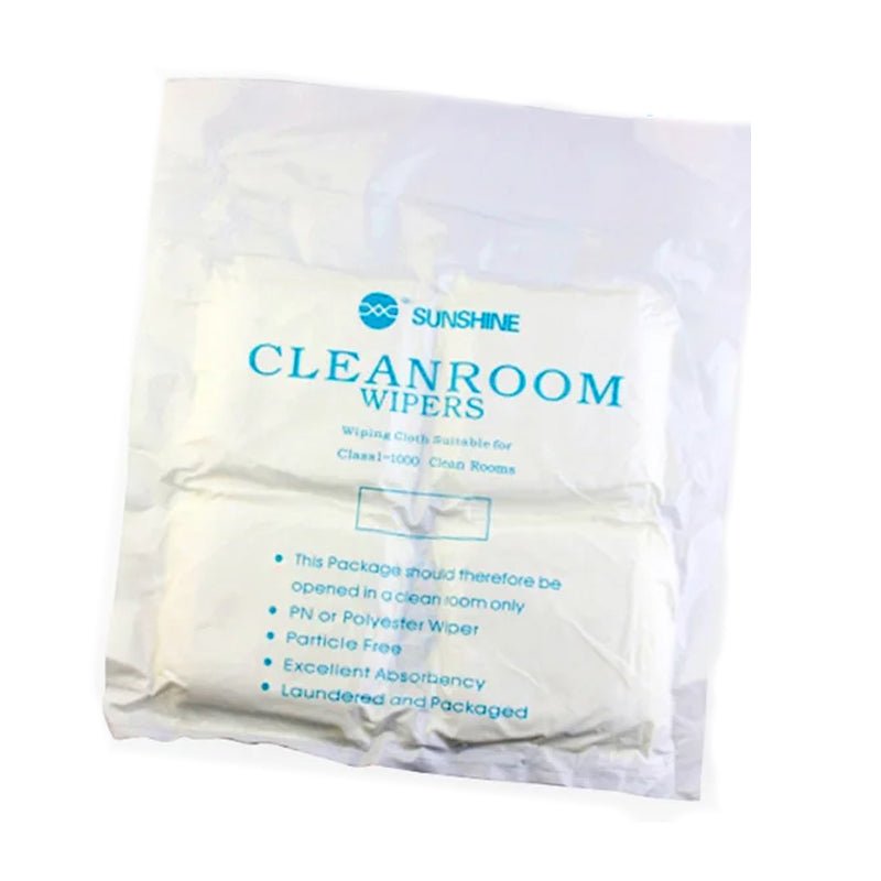 400 stuks SUNSHINE 90*90mm polyester doekjes stofvrije reinigingsdoek