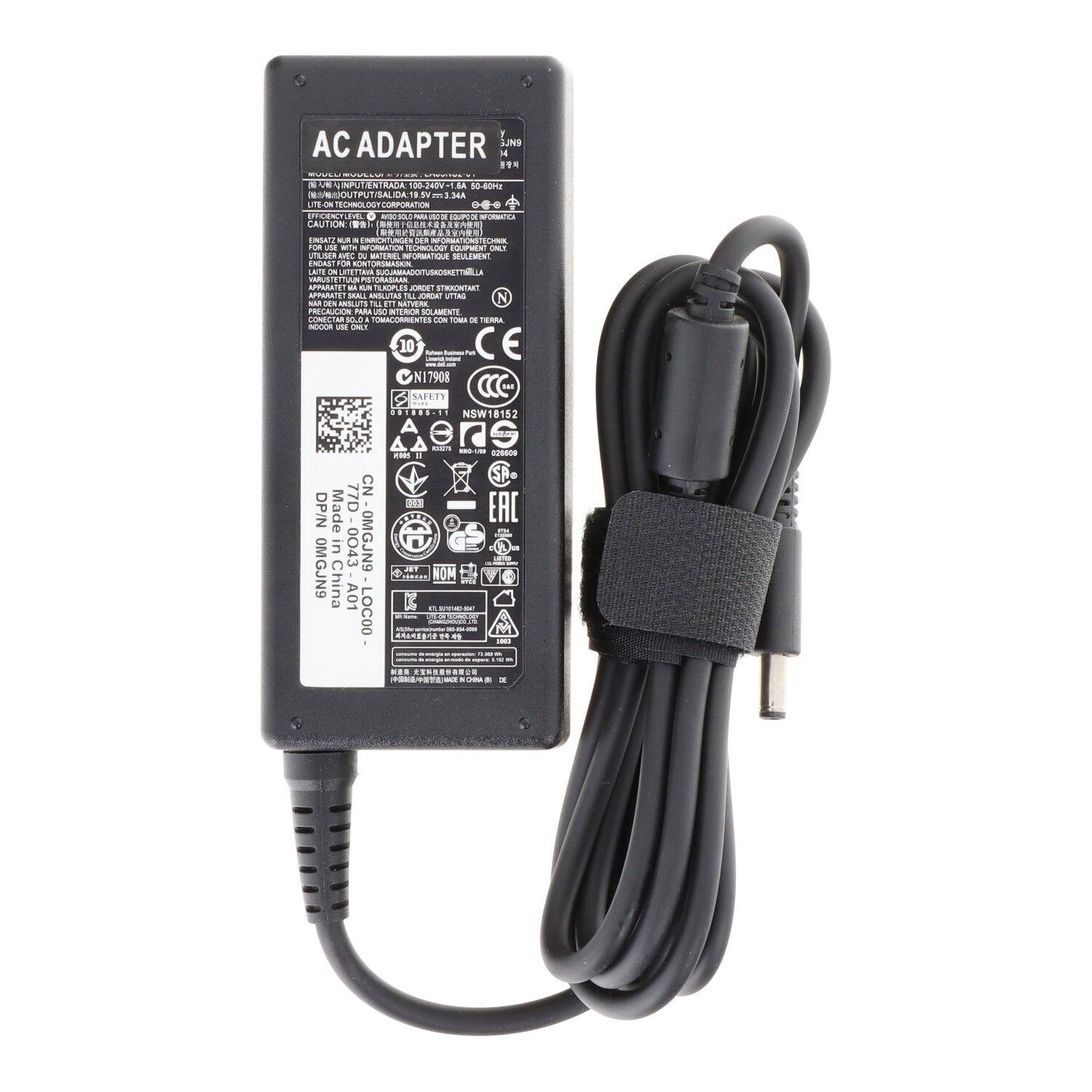 4.5*3.0mm 19.5V/3.34A/65W AC power adapter met AC kabel voor Dell Vostro 15 3561/3562 EU adapter Origineel