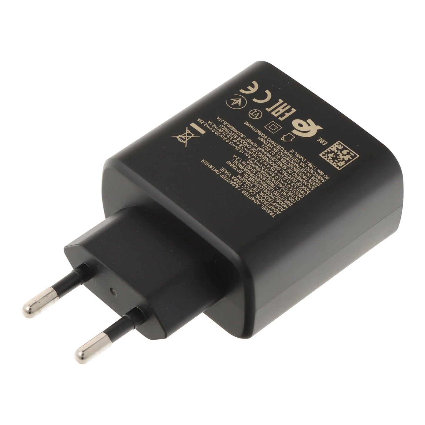45W USB - C oplader met verpakking voor Samsung Zwart Origineel EU Plug zonder logo