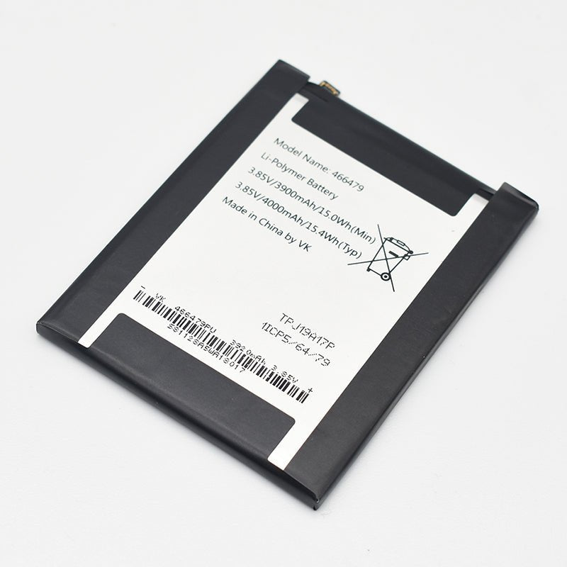 466479 3900mAh batterij + batterij plaklaag voor Wiko View 3 Lite OEM zonder logo