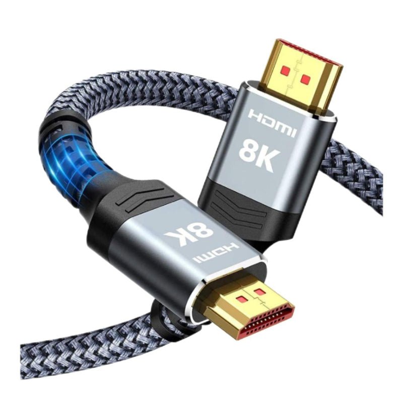 48Gbps/60Hz 8K 2M HDMI (Male) naar HDMI (Male) unidirectionele ultra hoge snelheid gevlochten HDMI kabel