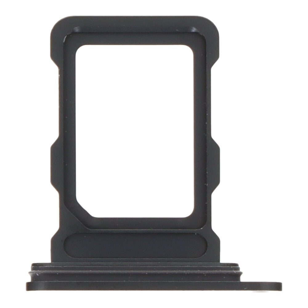 Simkaart houder voor iPhone 16 Pro/16 Pro Max enkele kaartversie zwart titanium origineel