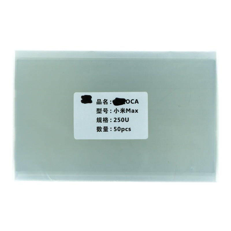 50 stuks OCA plaklaag stickers voor Xiaomi Mi Max