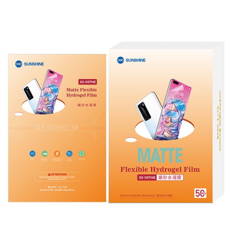 50 stuks SUNSHINE SS - 057HE matte hydrogel film
