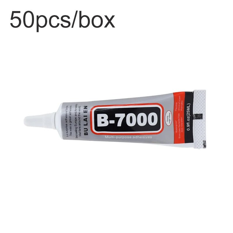 50 stuks Zhanlida B7000 25ml multi - purpose plaklaag voor lcd glas frames transparant