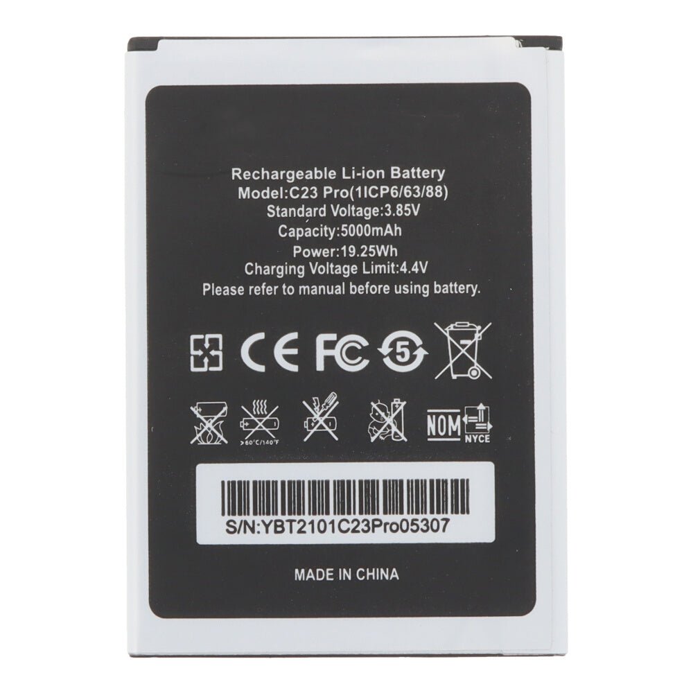 5000mAh batterij voor Oukitel C23 Pro OEM