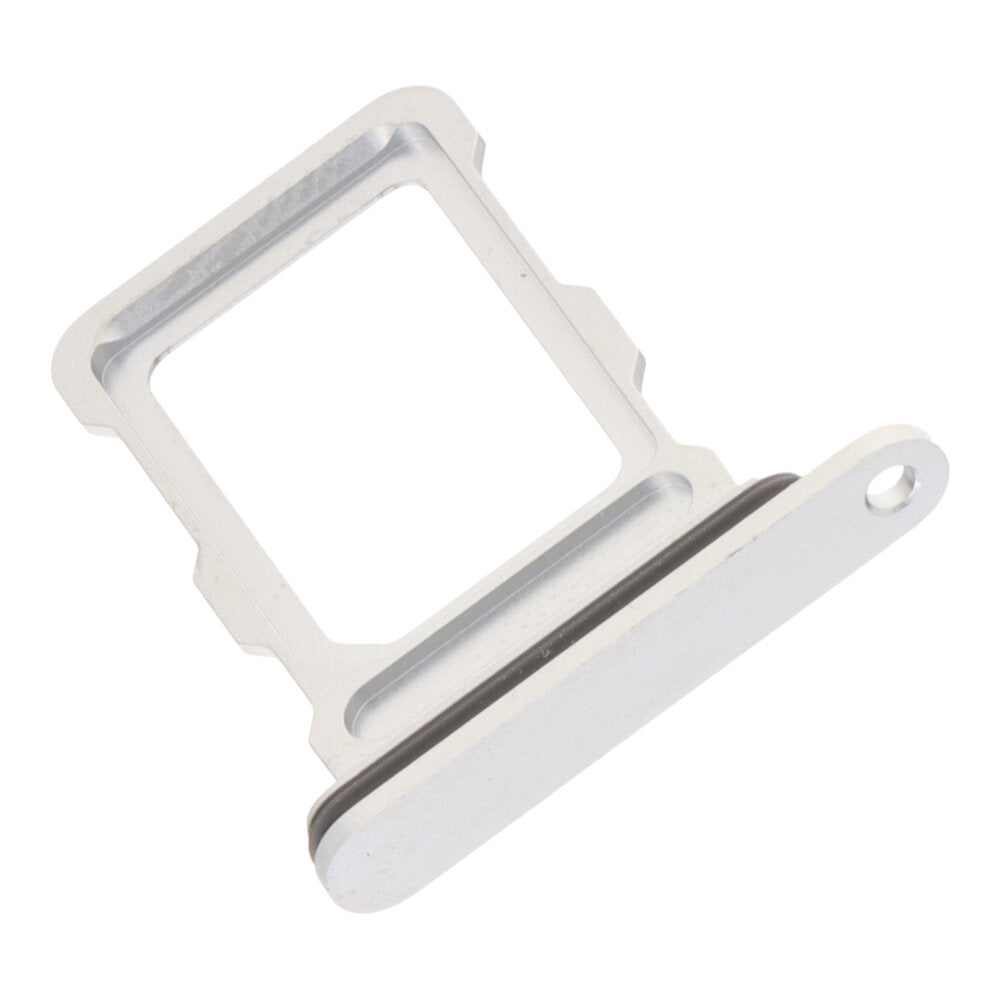 Simkaart houder voor iPhone 16 Pro/16 Pro Max enkelvoudige kaartversie Wit Titanium Origineel