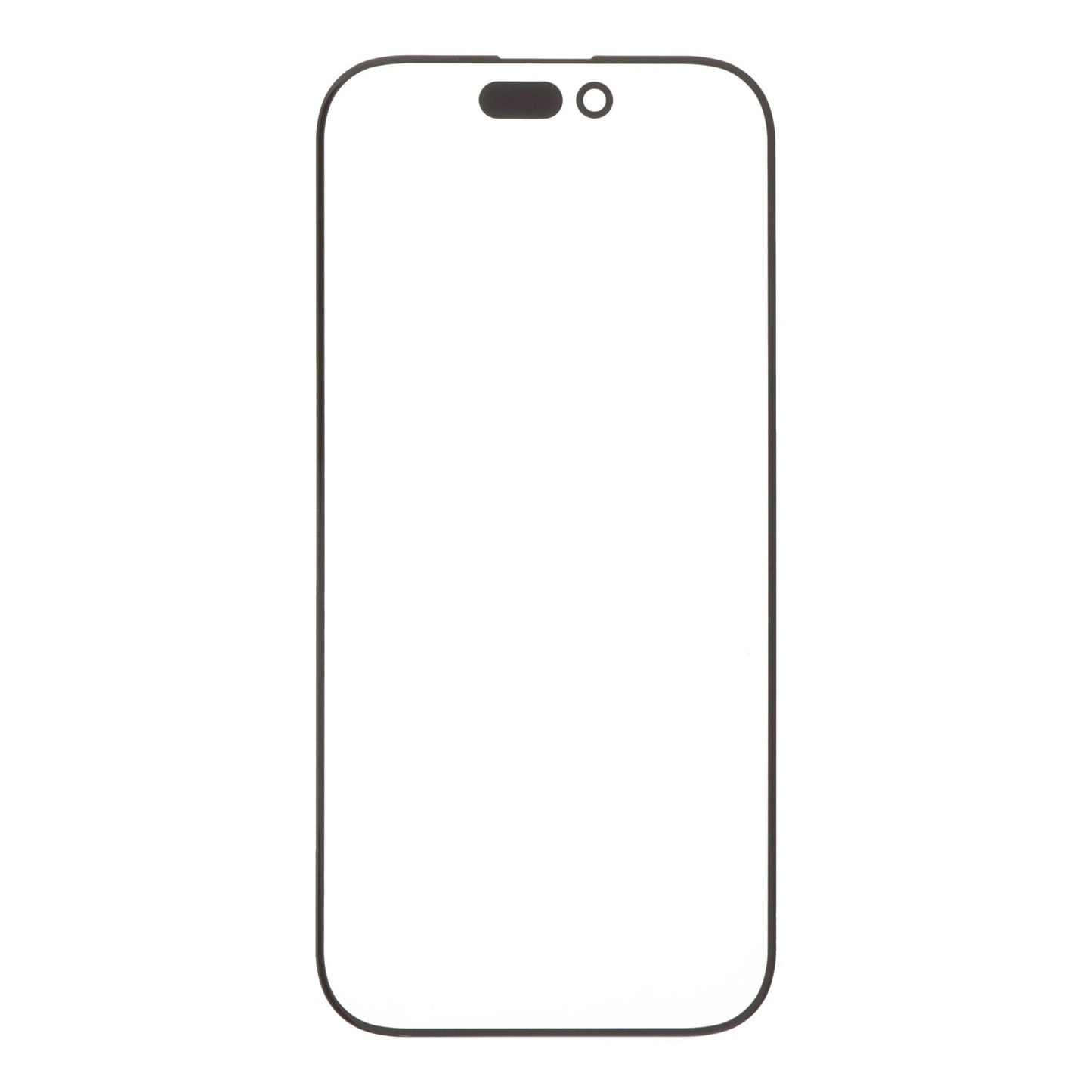 Glas lens + OCA voor iPhone 16 Pro zwart OEM