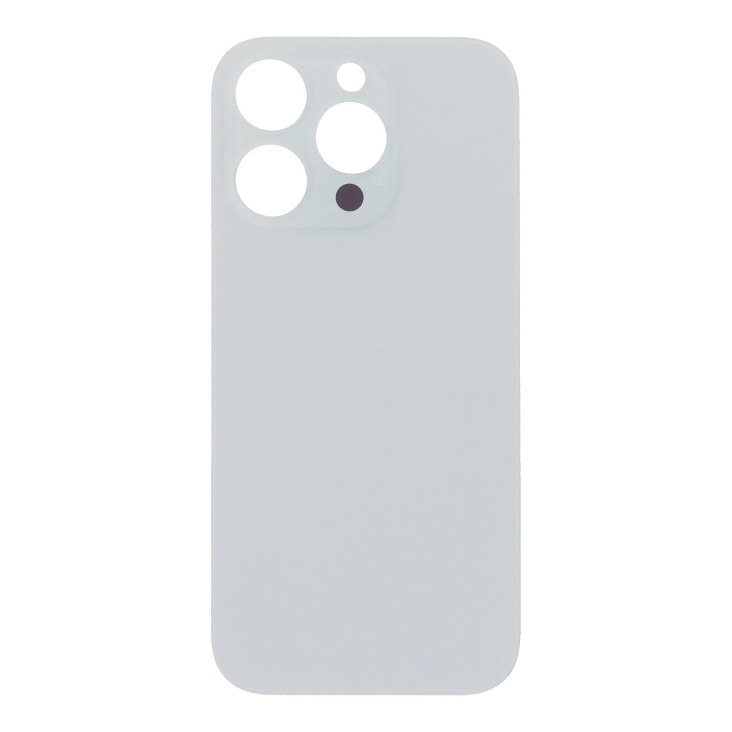 Batterij cover met plaklaag voor iPhone 16 Pro grote opening Wit Titanium OEM