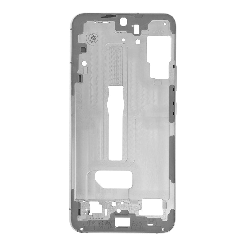Front behuizing voor Samsung Galaxy S22+ 5G S906B Europese versie zilver origineel