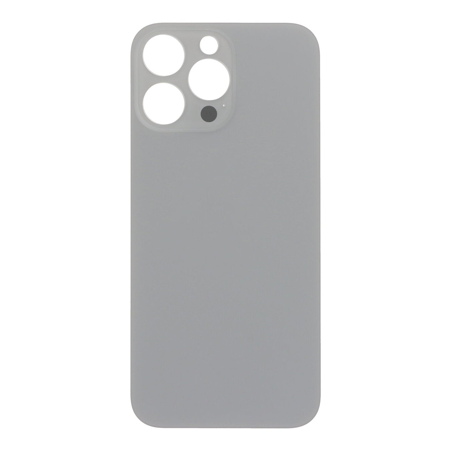 Batterij cover met plaklaag voor iPhone 16 Pro small hole natural titanium zonder logo OEM