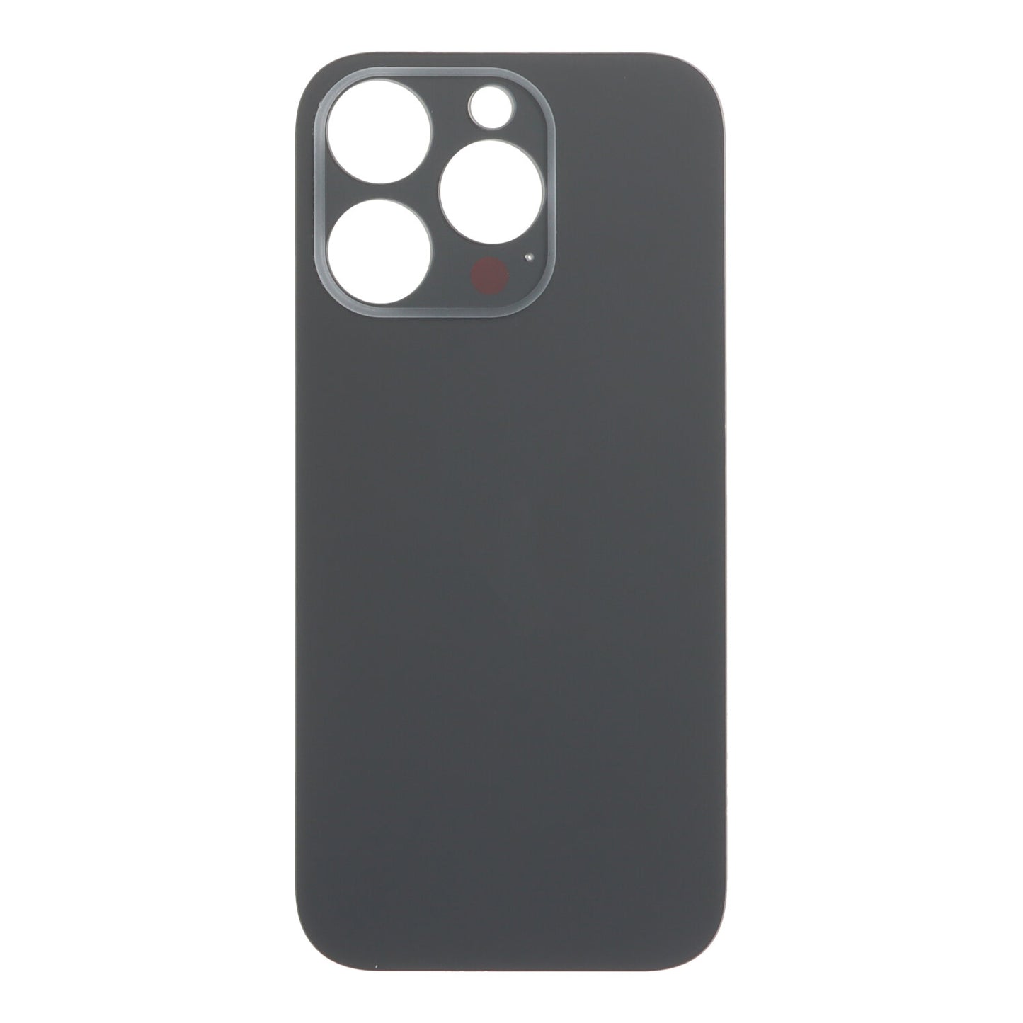Batterij cover met plaklaag voor iPhone 16 Pro large hole black titanium OEM