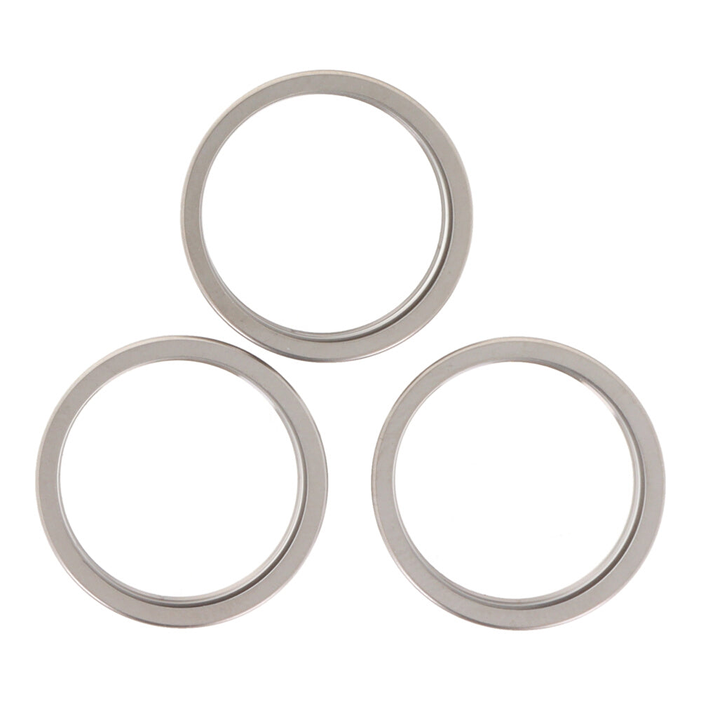 Achter camera ijzeren ring bezel voor iPhone 16 Pro/16 Pro Max Natural Titanium Origineel 3 stuks in één set