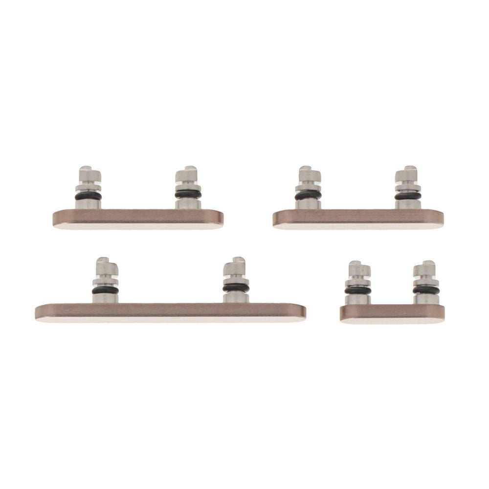 Power volume mute knoppen toetsen zij knoppen voor iPhone 16 Pro/16 Pro Max Desert Titanium Origineel 4 stuks in één set