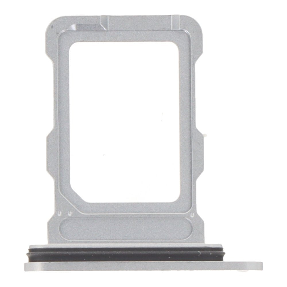 Simkaart houder voor iPhone 16 Pro/16 Pro Max Dual Card Versie White Titanium Origineel