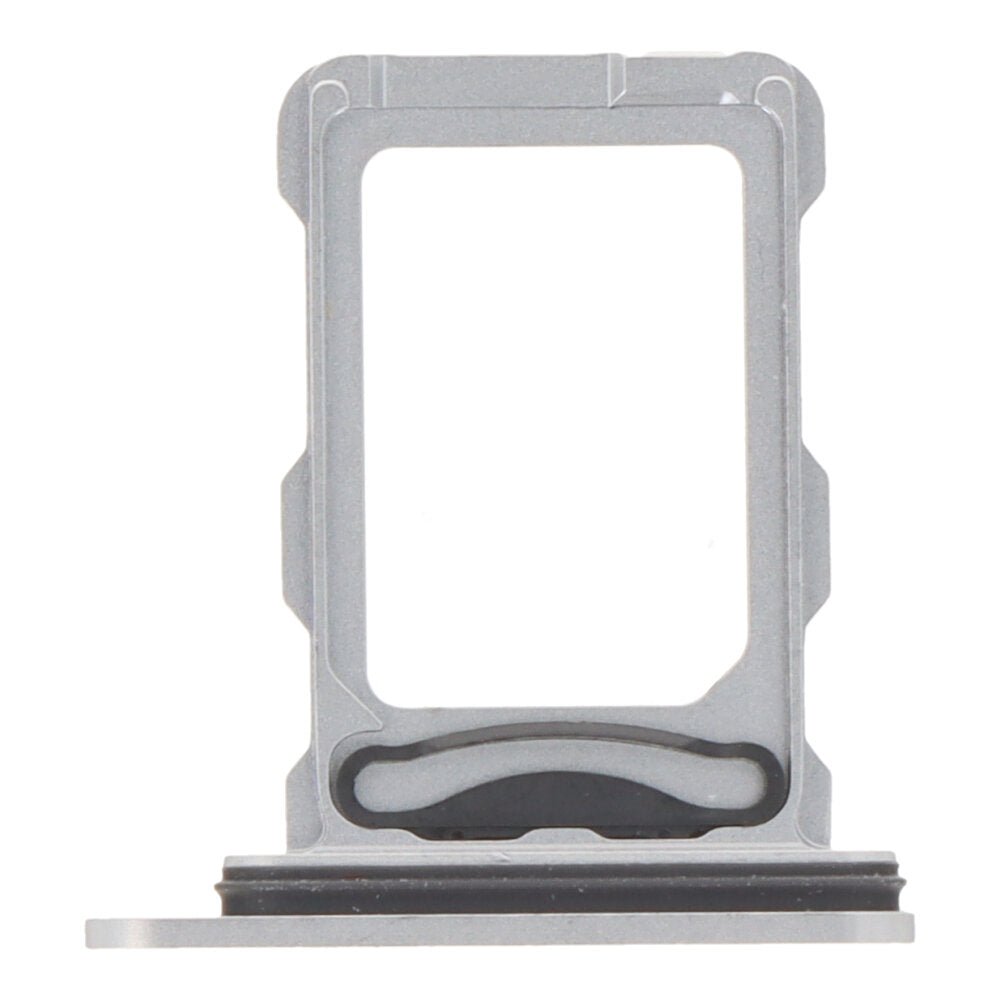 Simkaart houder voor iPhone 16 Pro/16 Pro Max Dual Card Versie White Titanium Origineel