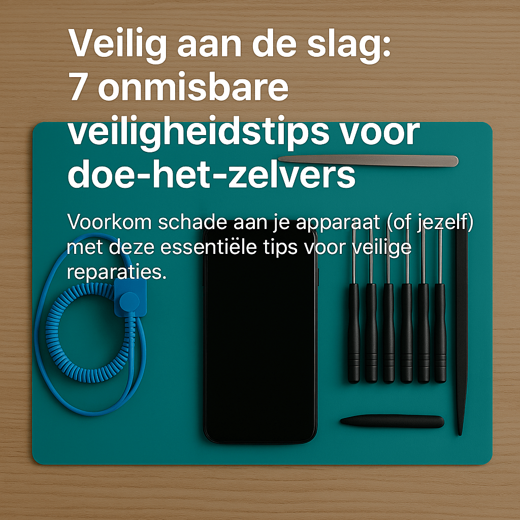 Veilig aan de slag: 7 onmisbare veiligheidstips voor smartphone reparatie doe-het-zelvers - OEM Spares