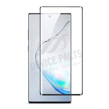 0,18mm 3D full glue vingerafdruk ontgrendeling beschikbaar volledige scherm tempered glass screen protector voor Samsung Galaxy Note 10 zwart