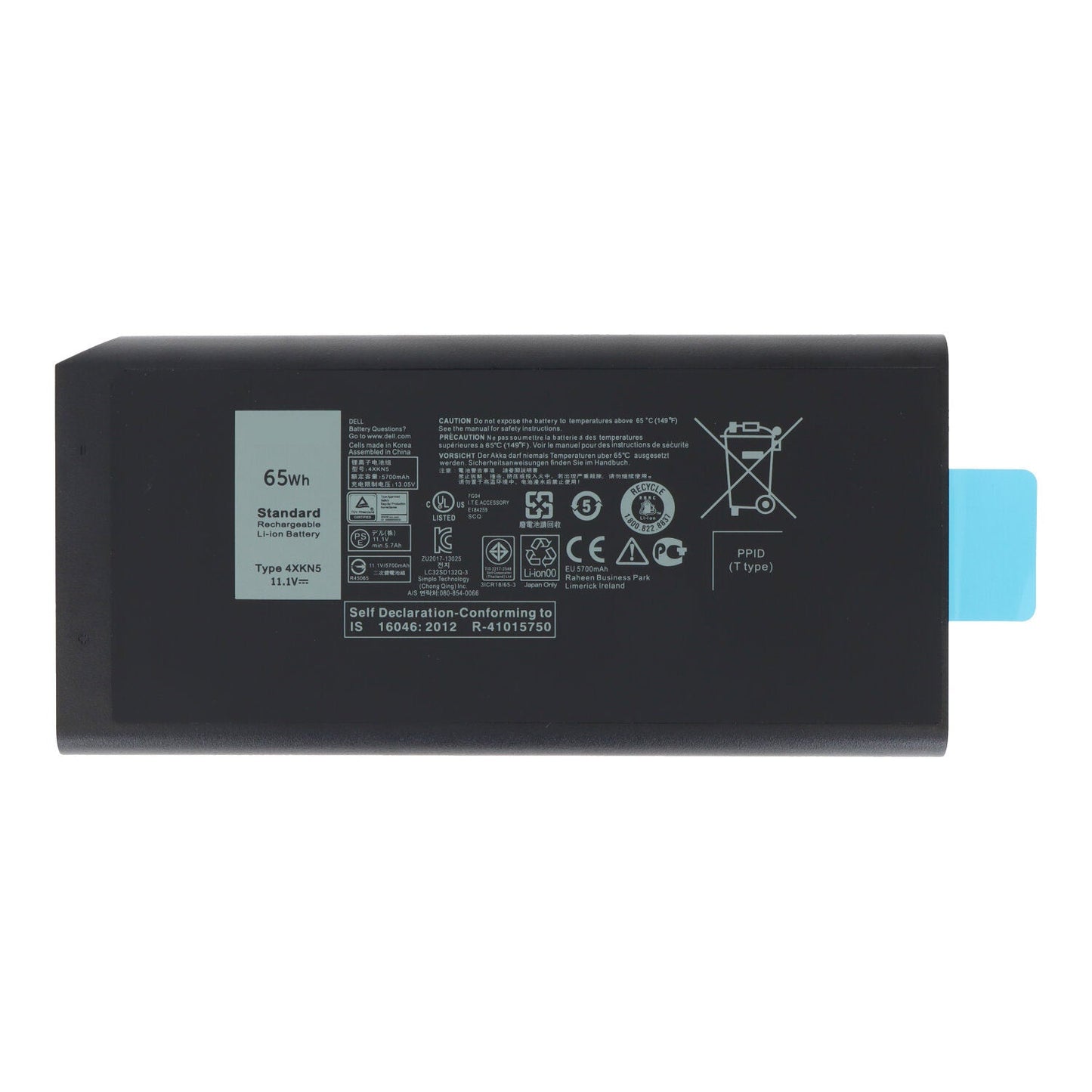 04XKN5 batterij voor Dell Latitude 14/Rugged Extreme 7404 origineel