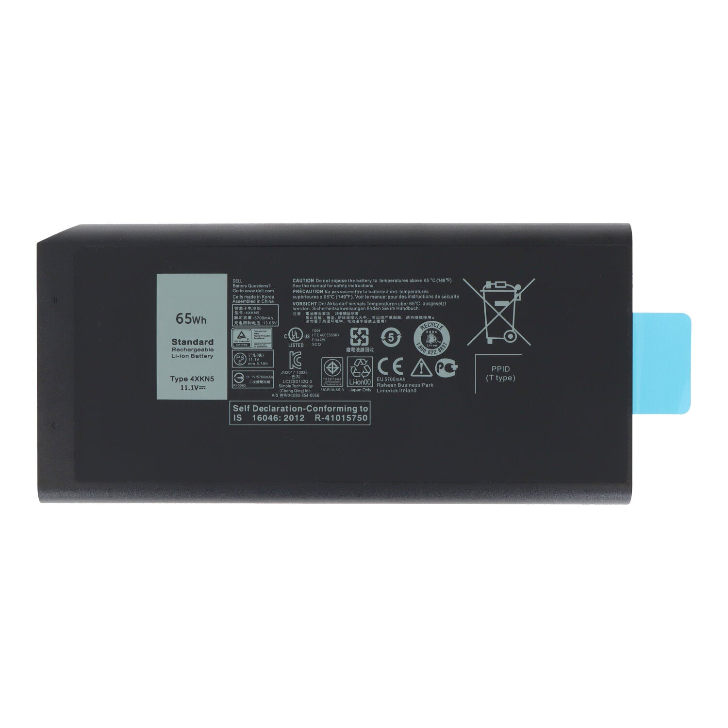 04XKN5 batterij voor Dell Latitude 14/Rugged Extreme 7404 origineel