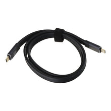 0.8M 100W 20Gbps 8K 60Hz USB 3.2 USB - C Male naar USB - C Male snel oplaad platte kabel voor iPhone 15 Series/Laptop/Tablet zwart