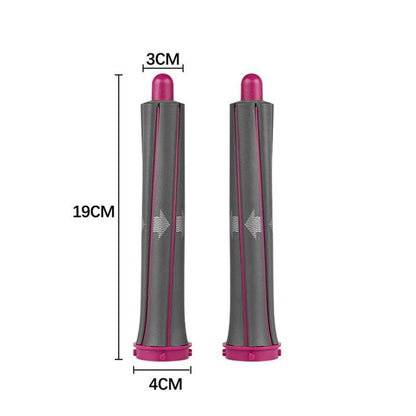 1 paar 30mm lange haarrollers voor Dyson Airwrap styler rose rood HQ