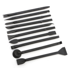 10 in 1 JF - 857 plastic spudger set voor iPhone/iPad/laptop lcd reparatie zwart