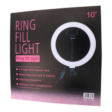 10 inch ring light met 55 cm opvouwbare statief selfie stick zwart - OEM Spares