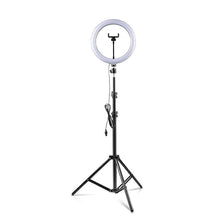 10 inch ring light met 55 cm opvouwbare statief selfie stick zwart - OEM Spares