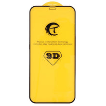 10 stuks 9D full display tempered glass screen protector voor iPhone 15 Plus zwart