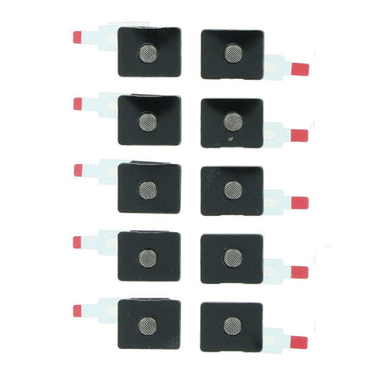 10 stuks batterij cover microfoon anti - stof gaas met bracket voor iPhone 11 wit origineel