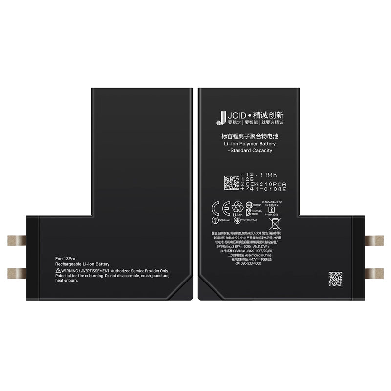 10 stuks JC 3095 mAh batterij cel + plaklaag voor iPhone 13 Pro 6.1" standaard capaciteit versie OEM
