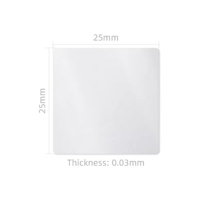10 stuks Reparatie Man 0,03 mm roestvrij staal lcd scherm achterkant cover demontage plaat