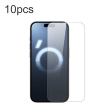 10 stuks Tempered Glass Displaybeschermer voor iPhone 16 Pro Max Transparant