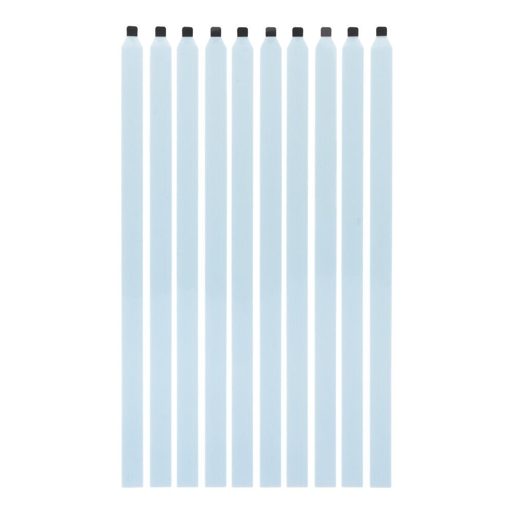 100 Stuks 0.2*8*171mm uittrekbare lossingsplakstrip voor lcd display zonder tabs wit