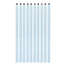 100 Stuks 0.2*8*171mm uittrekbare lossingsplakstrip voor lcd display zonder tabs wit