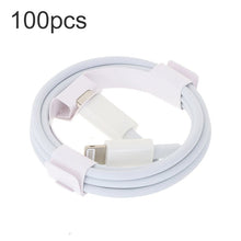 100 stuks 1M 20W USB - C naar Lightning oplaad - en datakabel voor iPhone wit OEM
