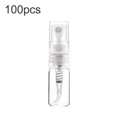 100 stuks 2 ml doorzichtig mini glasverstuiver fles transparant