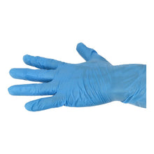 100 stuks kleine pvc anti - statische wegwerp nitril handschoenen blauw