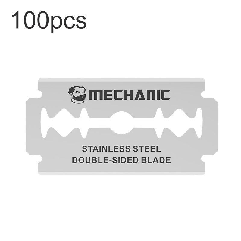 100 stuks Mechanic FR2 roestvrijstalen dubbelzijdige mesjes
