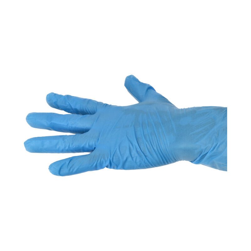 100 stuks medium anti - statische wegwerpnitril handschoenen blauw